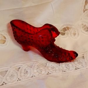 Fenton Ruby Shoe